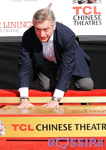 Robert De Niro lascia le impronte a Hollywood