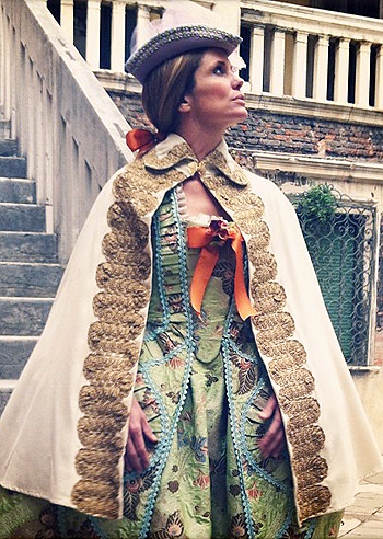 Filippa Lagerback al Carnevale di Venezia Filippa Lagerback al Carnevale di Venezia