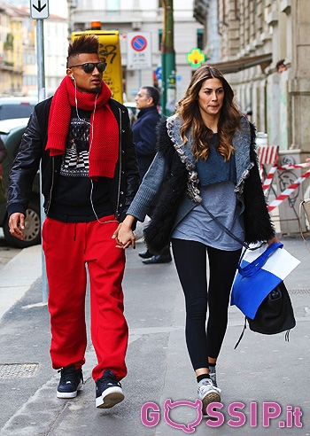 Melissa Satta con il diavolo Boateng
