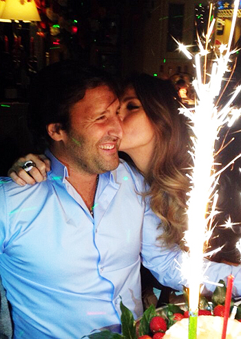 Claudia festeggia il suo Arnaud