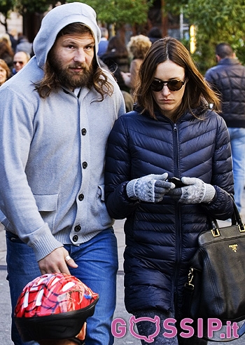 Martin Castrogiovanni a Sanremo con la moglie