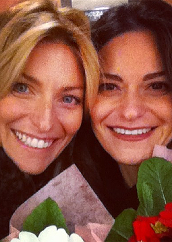 Federica Fontana social con la sorella