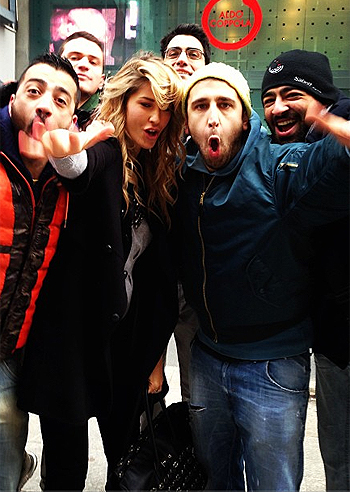 Elena Santarelli "vittima" degli Ultras