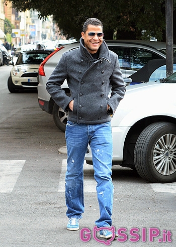 Eddy Martens, felice e sorridente a Roma