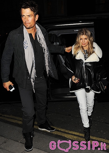 Cena romantica per Fergie e Josh Duhamel