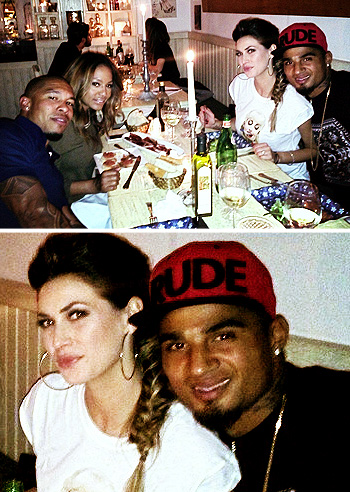 Melissa Satta, dopo le sfilate, la cena con Boateng