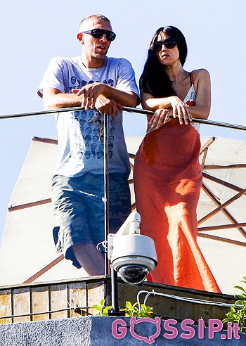 Monica Bellucci con Vincent Cassel a Ipanema