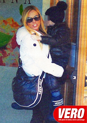 Federica Panicucci, ad alta quota in famiglia