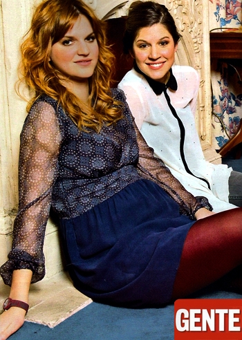 Chiara Galiazzo posa con la sorella