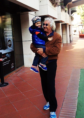 Flavio Briatore, una domenica con Nathan