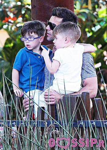 Ricky Martin, un papà allo zoo