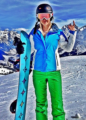 Bar Refaeli, passione snowboard