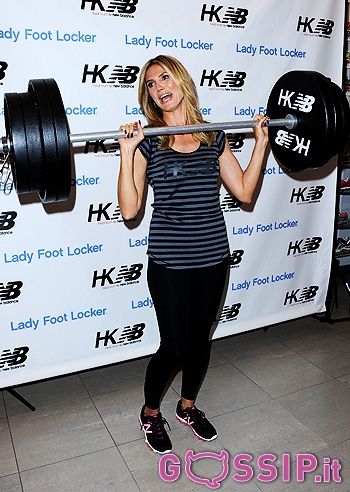 Heidi Klum, bella e forzuta: foto