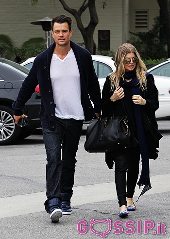 Domenica in chiesa per Fergie e Josh