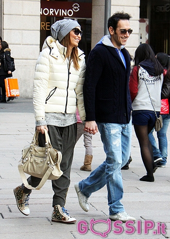 Debora Salvalaggio a Milano con Maurice Asaad