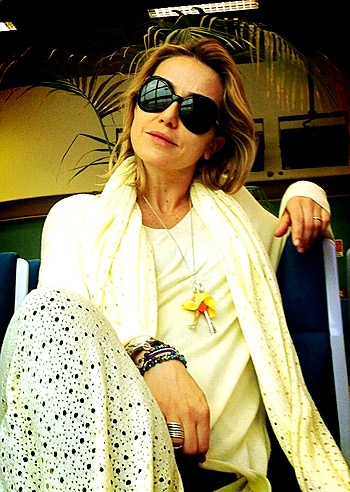 Francesca Senette, vacanza in Egitto