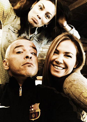 Fede Panicucci a pranzo con Eros e Marica