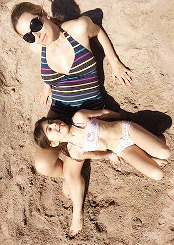 Francesca Senette, la vacanza agli sgoccioli