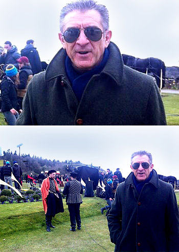 Ezio Greggio in Irlanda per un film Ezio Greggio in Irlanda per un film