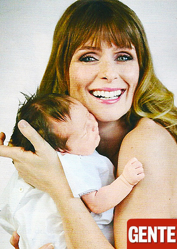 Serena Autieri, felice con Giulia