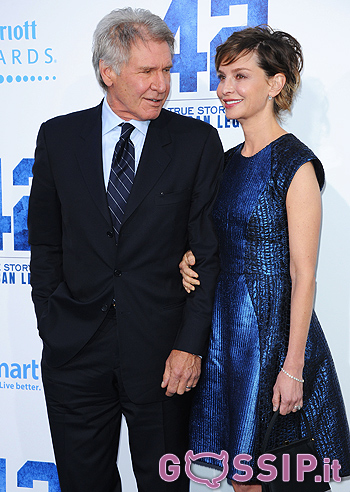 Calista Flockhart sul red carpet con Harrison