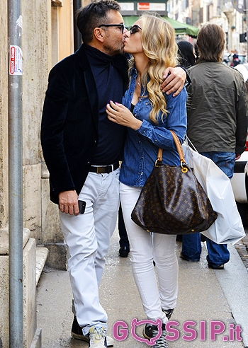 Andrea Perone, con Laura Cremaschi a Roma