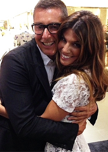 Stefano Gabbana, pazzo di Bianca