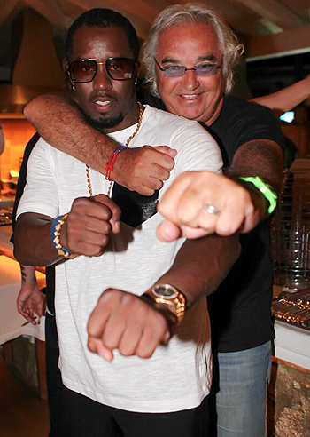 Flavio Briatore con P.Diddy