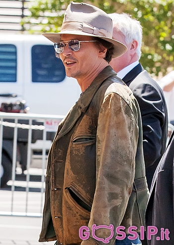 Johnny Depp a Las Vegas per “The Lone Ranger”