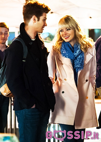 Emma Stone ed Andrew Garfield in love sul set
