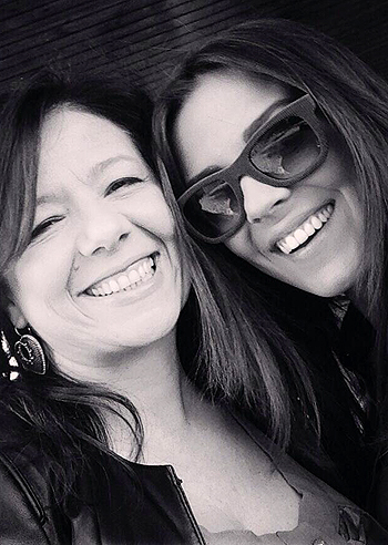 Alessia Reato, sorrisi con la mamma