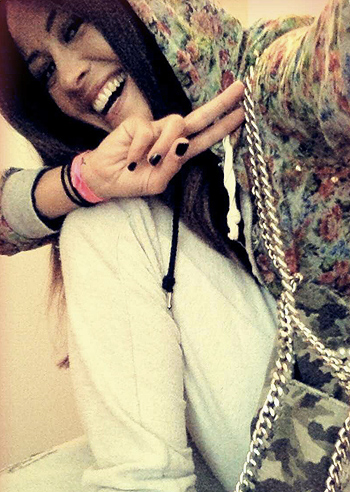 Giorgia Palmas a tutto fitness