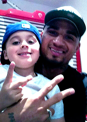 Kevin Prince Boateng con Jermaine