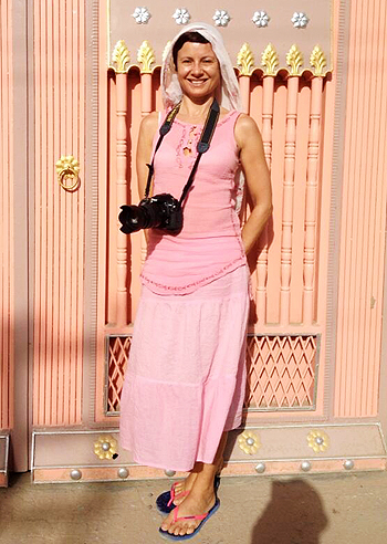 Viaggio in India per Antonella Elia