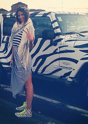 Cristina Chiabotto, zebrata per la Juve