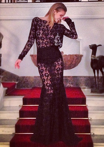 Fiammetta Cicogna, nude look a Cannes