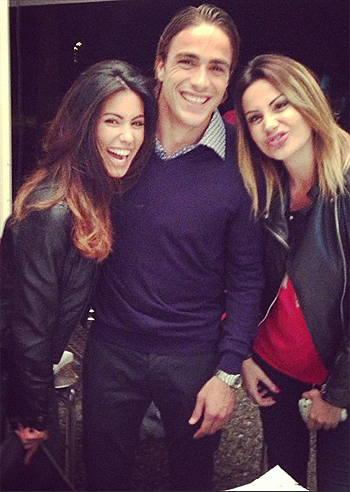 Fede e Ale in festa con Simo Fede e Ale in festa con Simo