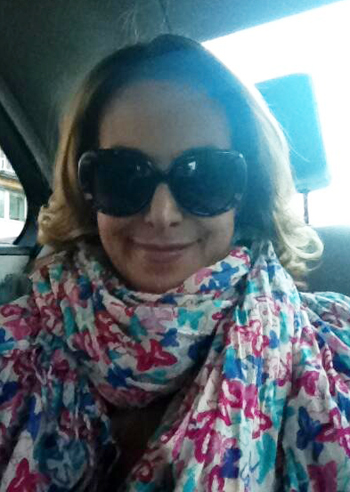 Occhiali chic per Barbara D'Urso