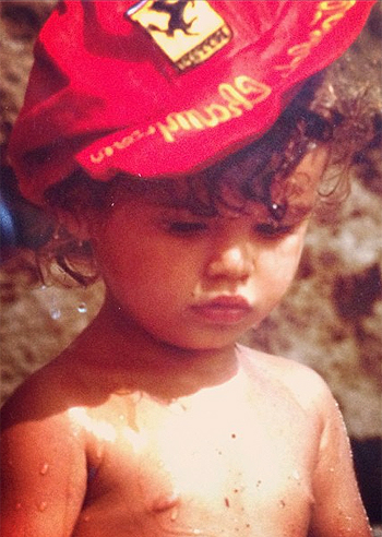 Il primo topless della Canalis