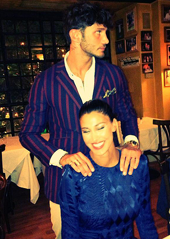 Stefano De Martino a cena con Belen