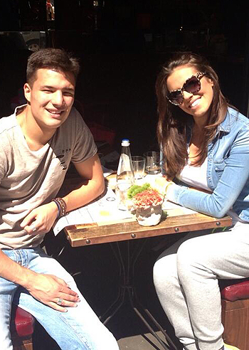 Alessia Reato a pranzo con Fabio