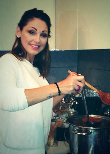 Anna Tatangelo, tata chef