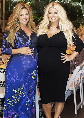 Jessica Simpson al baby shower di CaCee Cobb