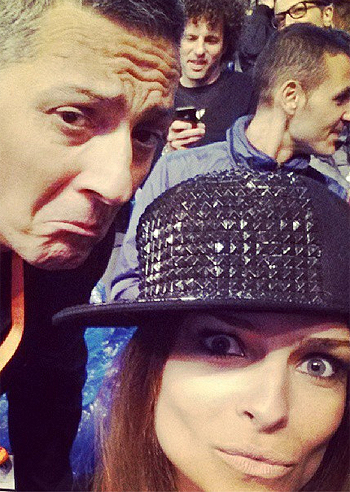 Cristina Chiabotto agli WMA con Fiorello Cristina Chiabotto agli WMA con Fiorello