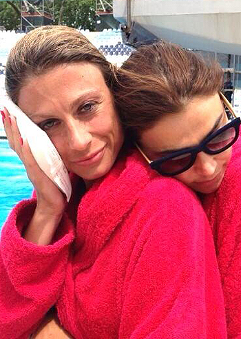 Maddy Corvaglia, infortunio in piscina