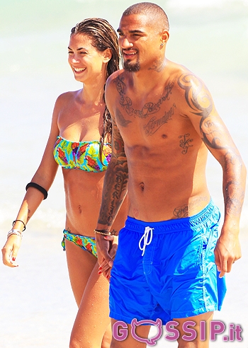 Melissa Satta, con Boateng la vacanza continua