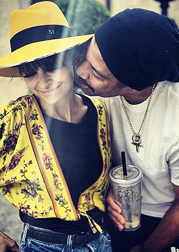 Nicole Richie tenera con papà Lionel