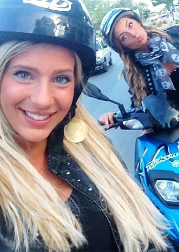 Giulia Calcaterra, alle Baleari con la Tedeschi