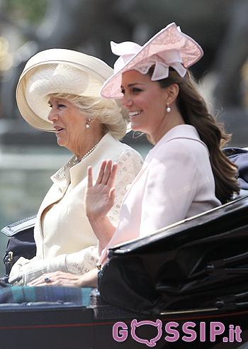 Camila e Kate in carrozza insieme Camila e Kate in carrozza insieme