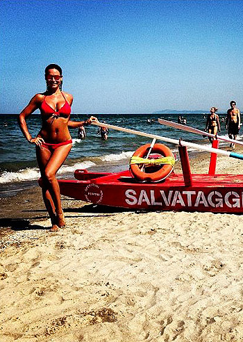 Nicole Minetti, 'Rimini baywatch'